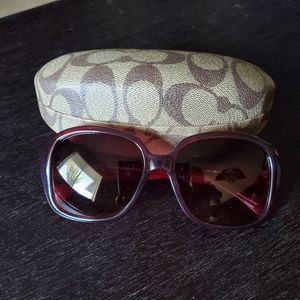 *SOLD* Coach Sunglasses Raphaella Berry/Garnet